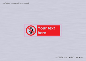 Custom prohibition Do not alter the state of the switch